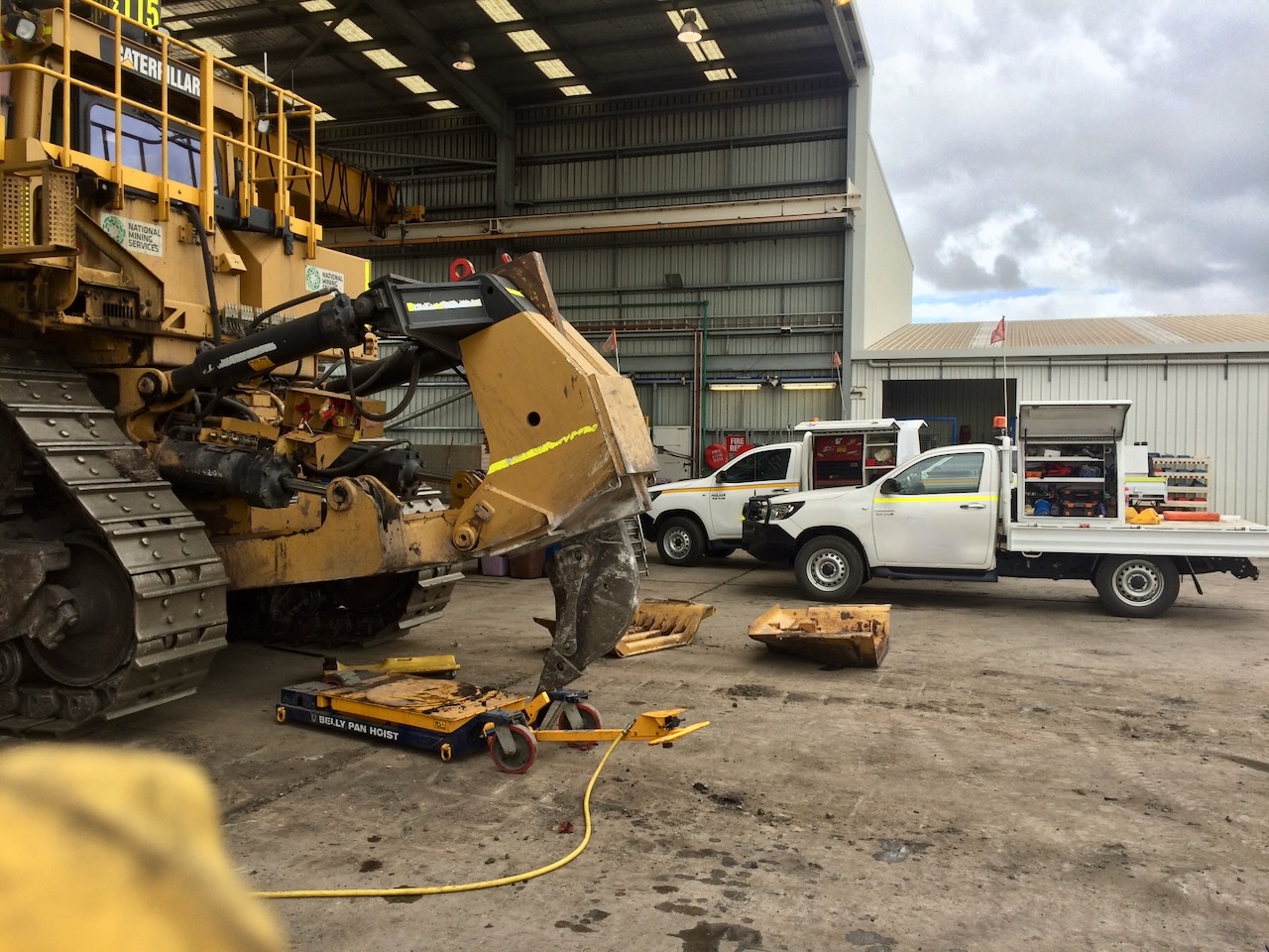Heavy equipment diesel fitting workshop pioneer valley mackay queensland australia